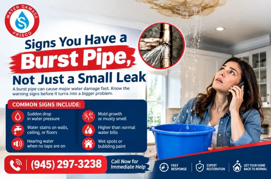 Signs You Have a Burst Pipe, Not Just a Small Leak