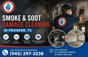 Smoke and soot damage cleaning Prosper TX