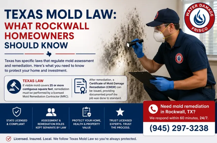 Texas Mold Law: What Rockwall Homeowners Should Know