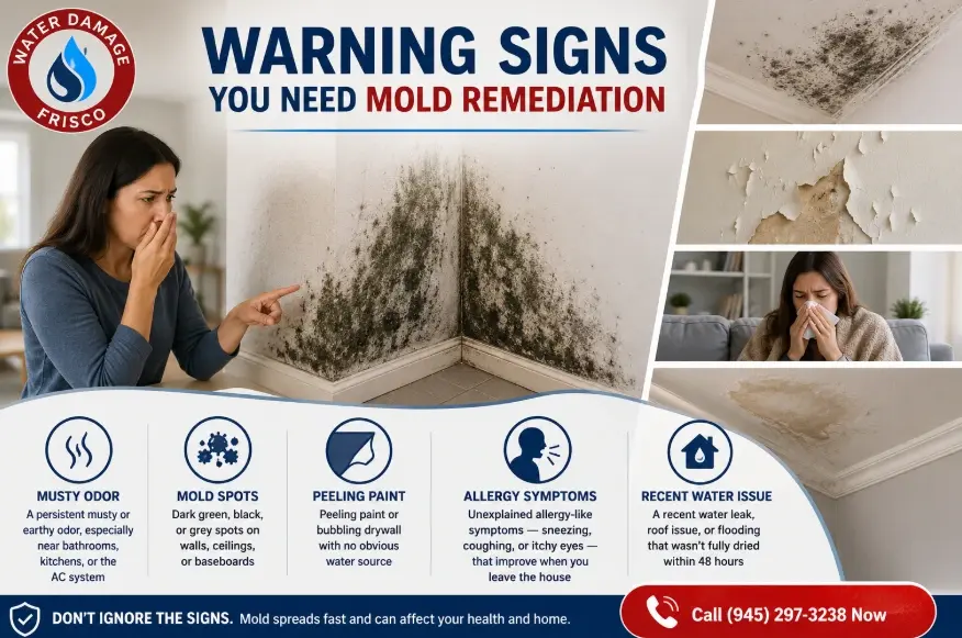 Warning Signs You Need Mold Remediation