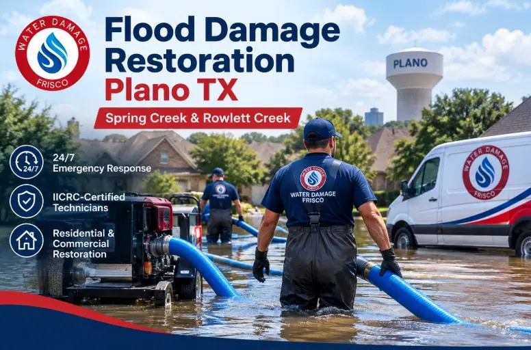 Water Damage Frisco provides 24-7 IICRC-certified flood damage restoration deals with a 60-minute guaranteed response anywhere in Plano TX.