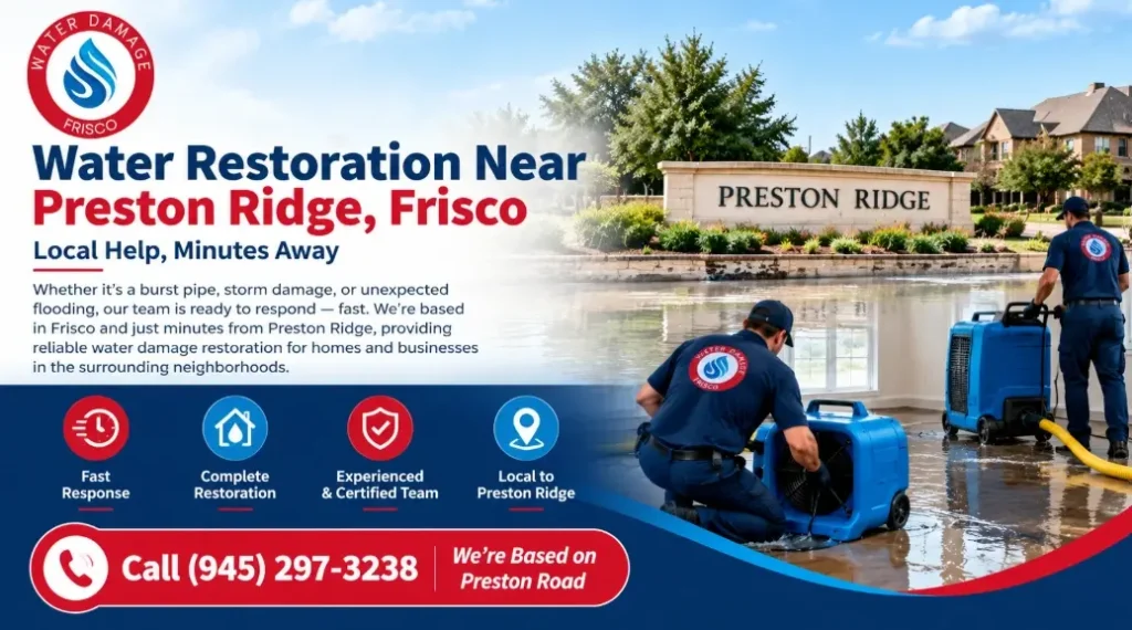 Water Restoration Preston Ridge Frisco