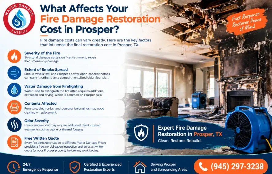 What Affects Your Fire Damage Restoration Cost in Prosper
