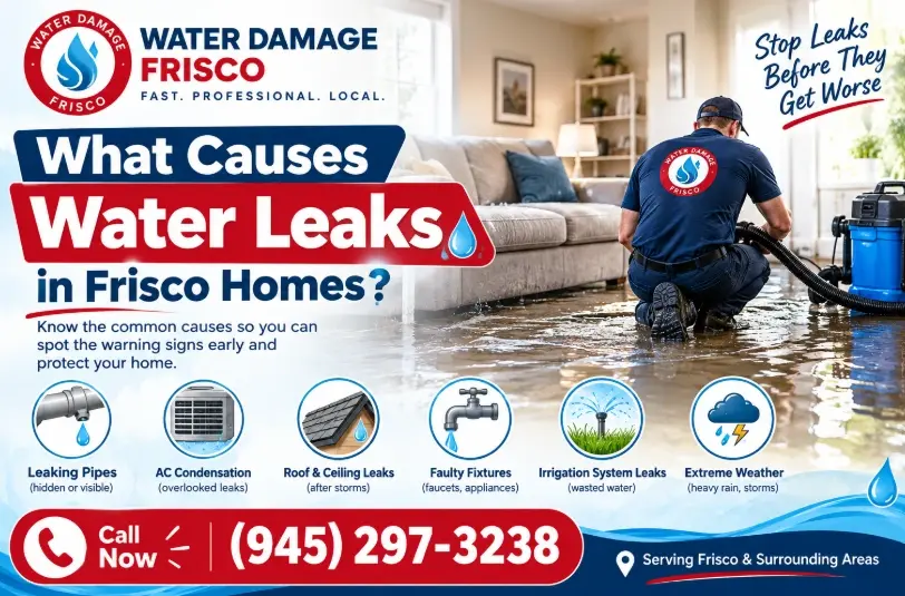 What Causes Water Leaks in Frisco Homes