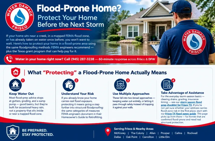 What "Protecting" a Flood-Prone Home Actually Means