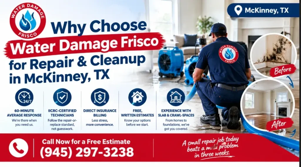Why Choose Water Damage Frisco for Repair & Cleanup in McKinney, TX