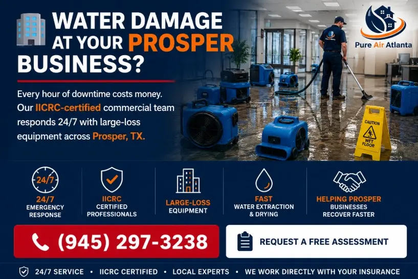 Why Prosper, TX Businesses Choose Water Damage Frisco