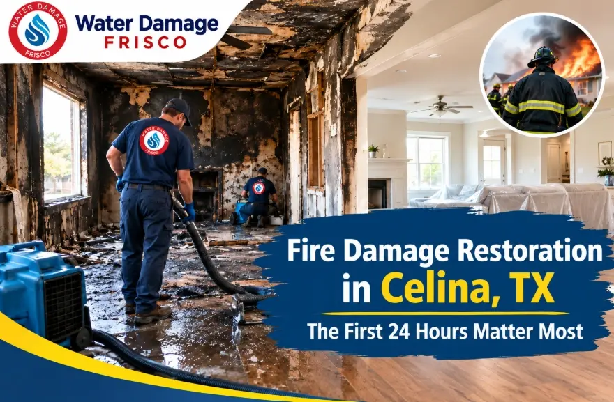fire damage restoration Celina TX