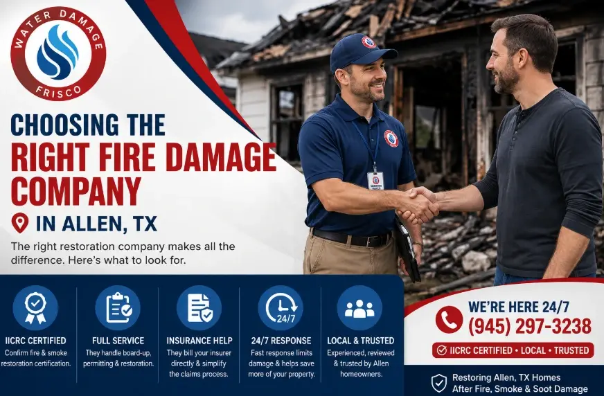 fire damage restoration allen tx
