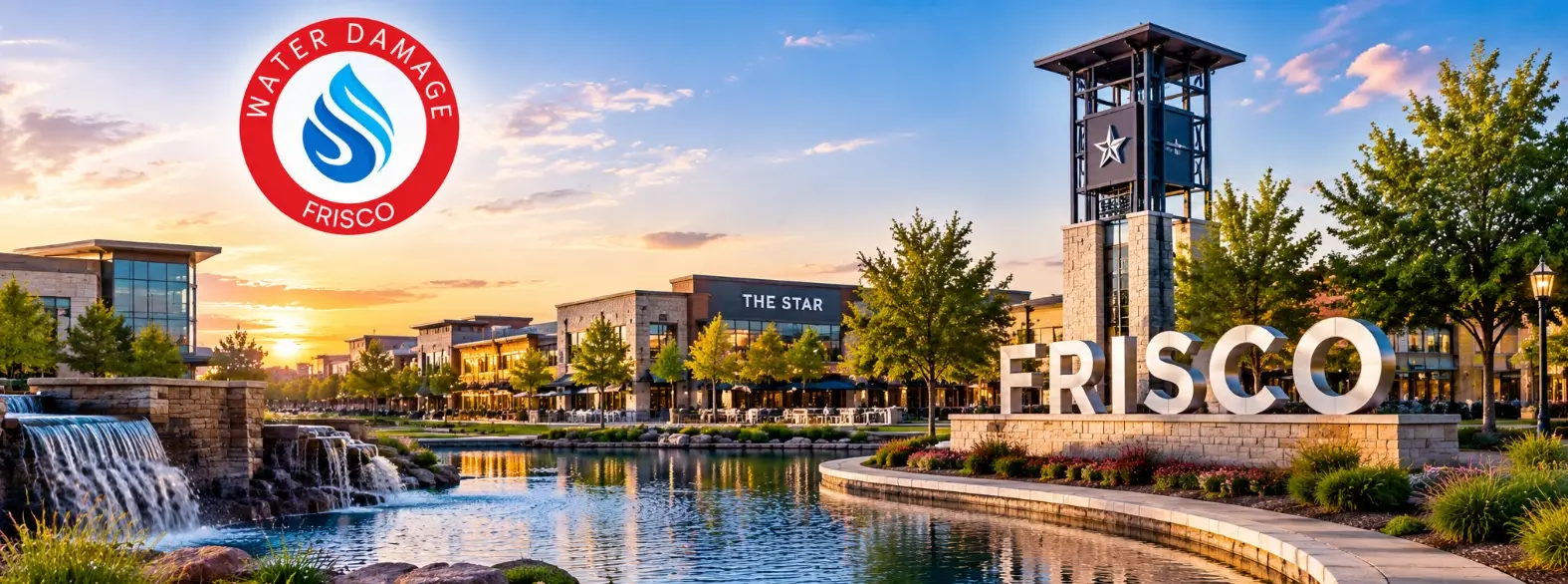 water damage restoration Frisco neighborhoods