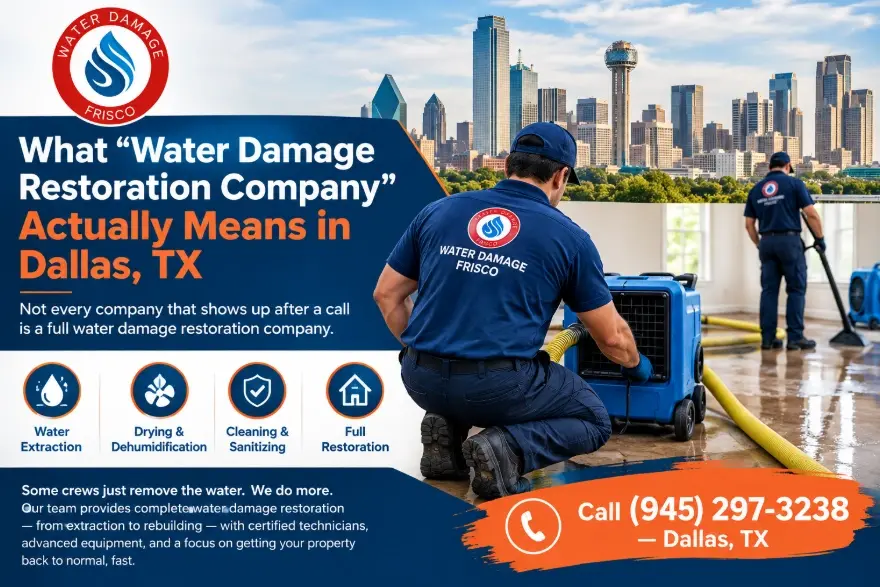 water damage restoration company dallas tx