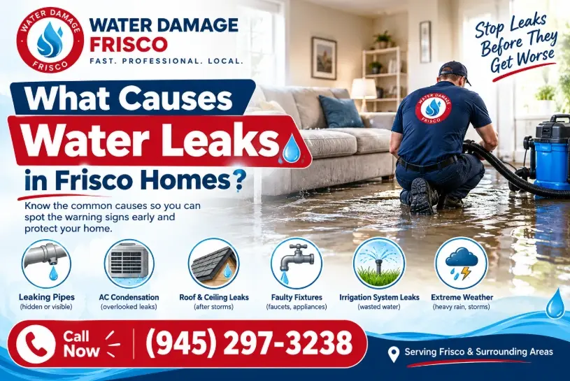 water leak frisco