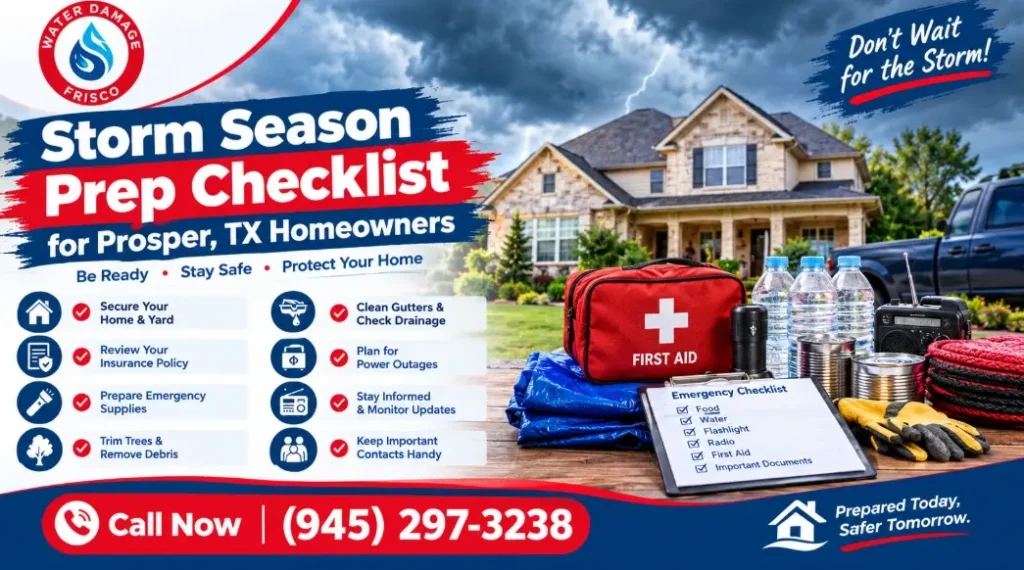Step-by-Step Storm Season Prep Checklist for Prosper, TX