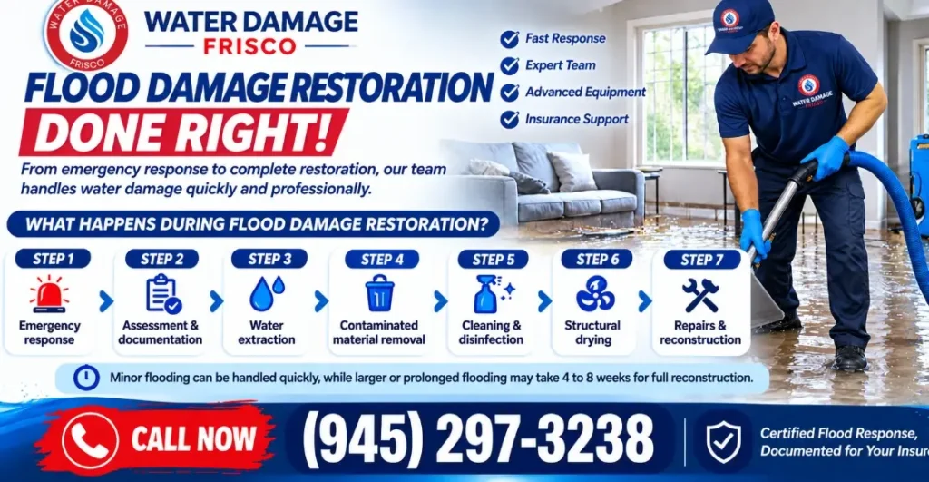 What Happens During Flood Damage Restoration: Step by Step