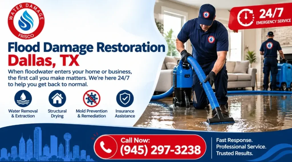 flood damage restoration dallas tx