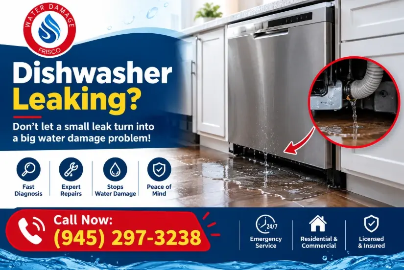 why is my dishwasher leaking